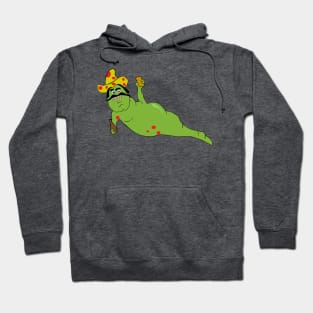 Solid Green Mexican Drinking Worm from Bridesmaids Hoodie